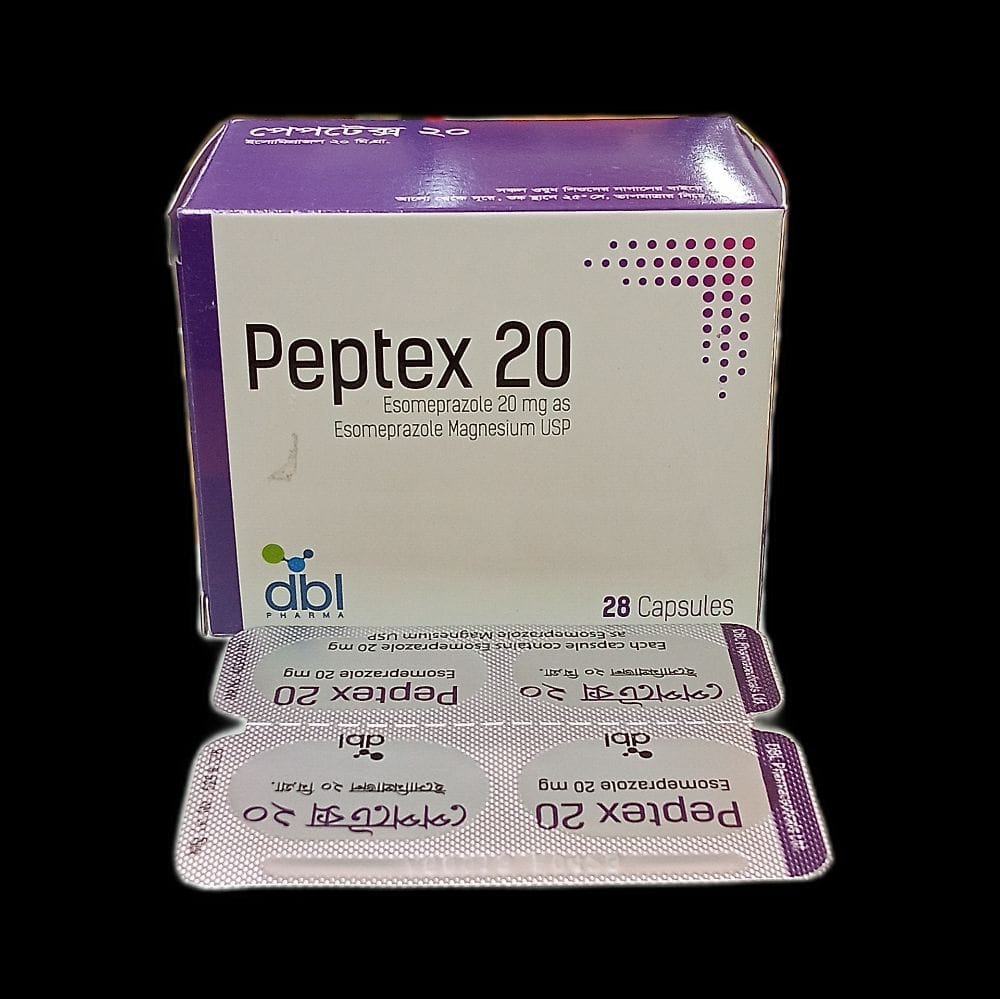 Capsule Peptex 20mg (40pcs)